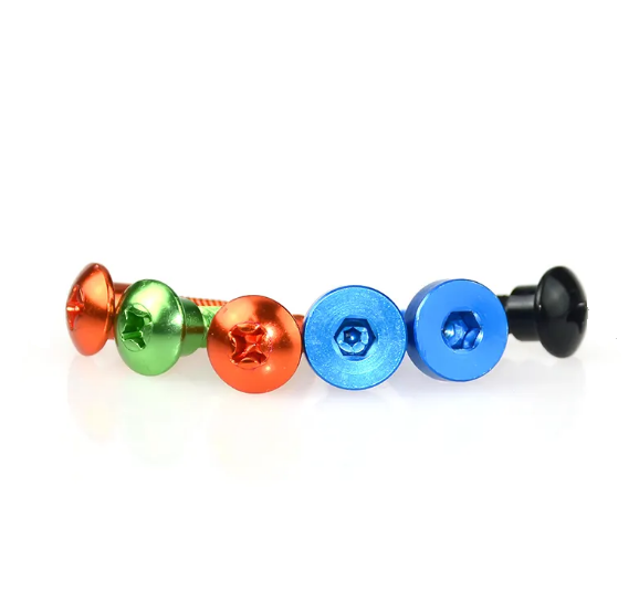 Goobetter M3-M10 Aluminum Alloy Anodized Conical Washers – Domed Round Head Screws Gasket